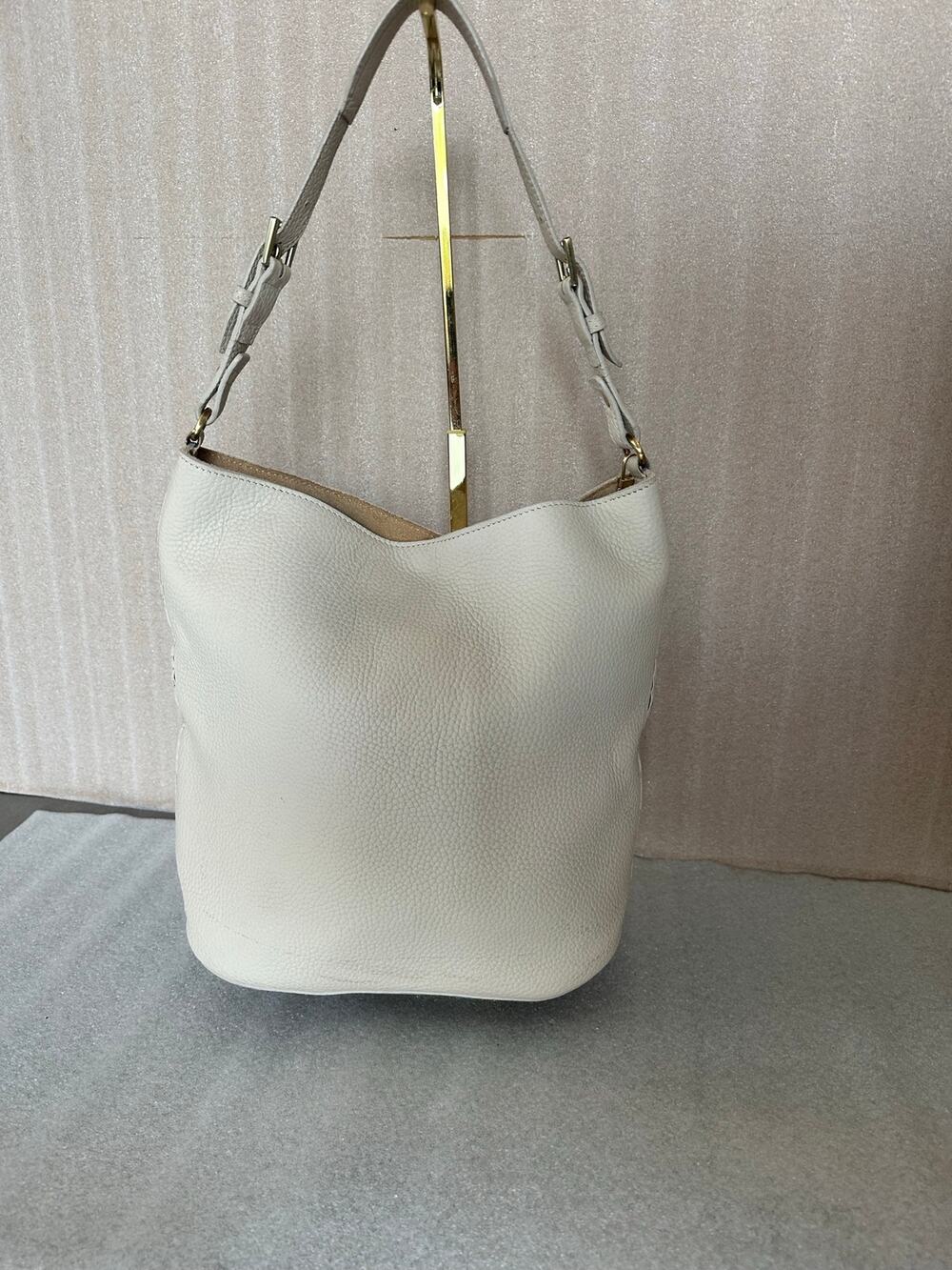 GiGi New York Addison Hobo Beechwood Pebble Grain Leather Bag